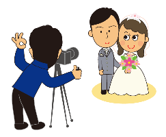 結婚写真,撮影