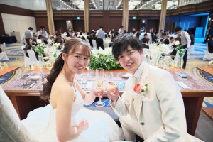 神戸メリケンパークオリエンタルホテルでの当日スナップ写真