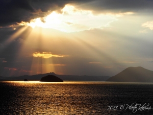 瀬戸内海の夕景写真