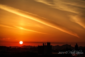 兵庫・芦屋の夕景写真