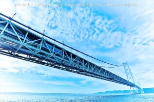 明石海峡大橋の風景写真