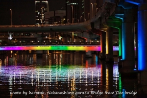 大阪・淀屋橋の夜景写真