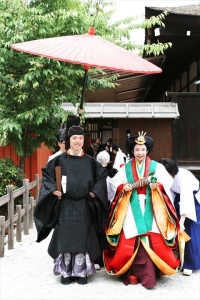 下賀茂神社の当日スナップ写真