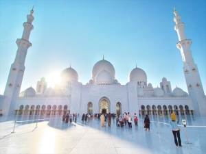 アブダビ・シェイクザイードモスクの風景写真