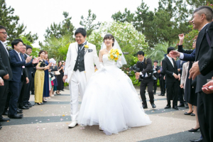 千葉・ヒルトン東京ベイの当日スナップ写真