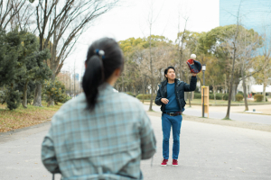 大阪・大阪城公園の前撮り写真