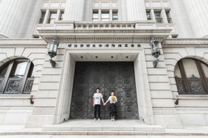 東京・丸ノ内の前撮り写真