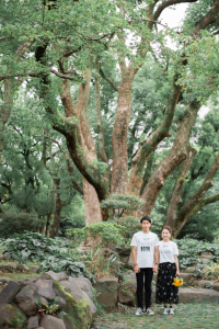 東京・日比谷公園の前撮り写真