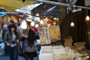 東京・築地市場の風景写真