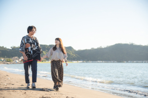 千葉・原岡海岸の前撮り写真