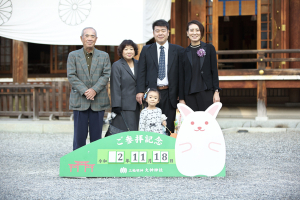 奈良・三輪神社の七五三写真