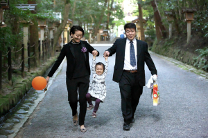 奈良・三輪神社の七五三写真