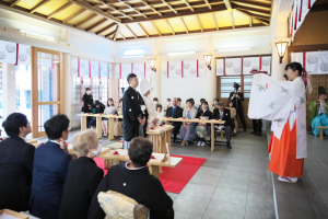 坐摩神社・ホテル阪急インターナショナルの当日当日スナップ写真