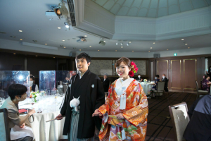 京都・ブライトンホテルの当日スナップ写真