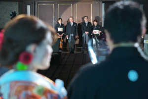 京都・ブライトンホテルの当日スナップ写真