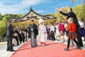 神戸・湊川神社の当日スナップ写真
