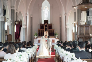 神奈川・カトリック山手教会の当日スナップ写真