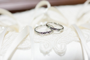 結婚式持ち込みカメラマンが撮影したリングピロー