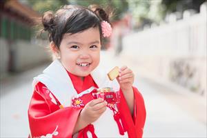 兵庫・神戸：生田神社にて七五三のお客様の声【240KF】