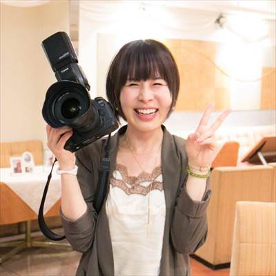 当日スナップ写真カメラマンのさきちゃんの写真